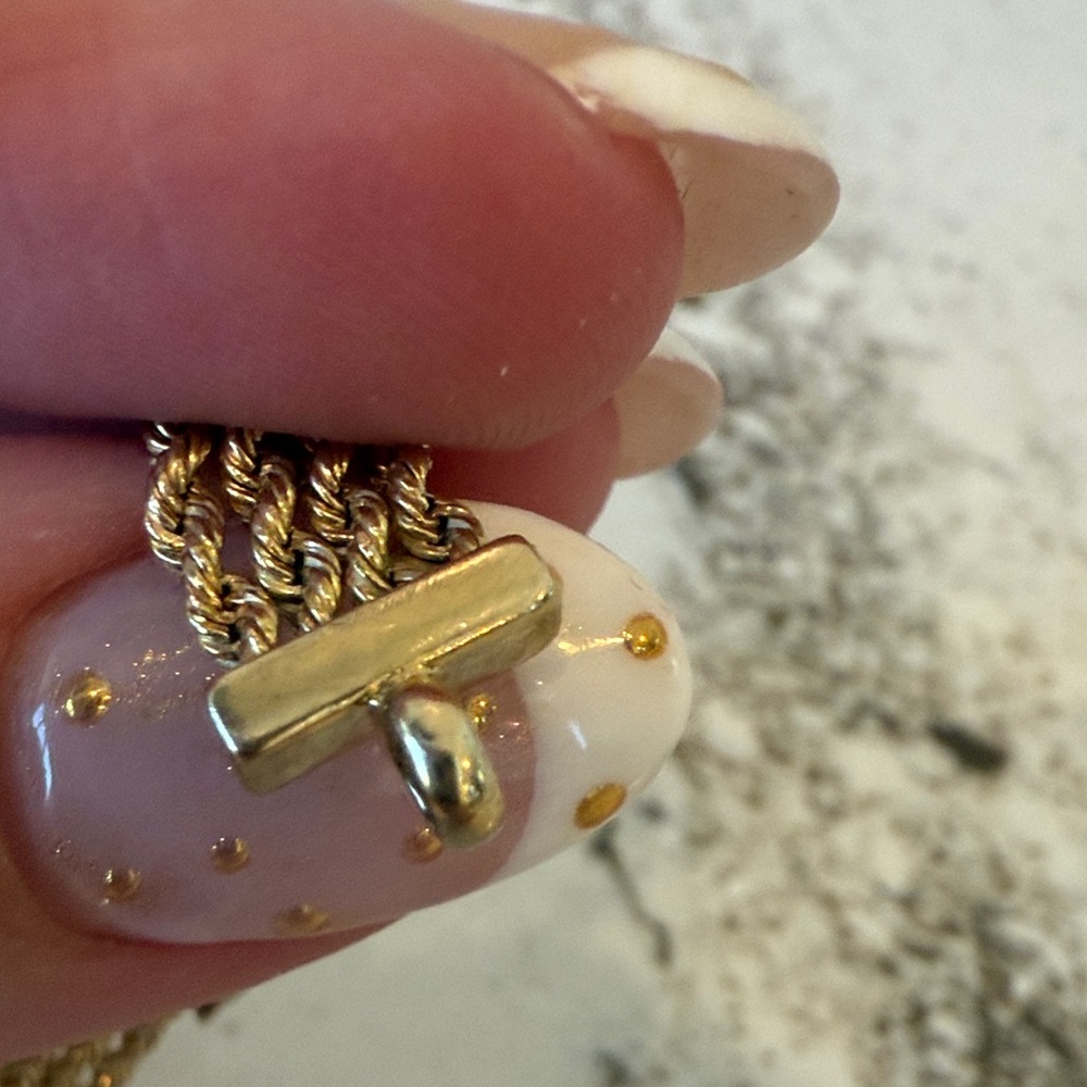 Timeless Italian 14kt solid gold triple rope bracelet - Picture 8 of 16